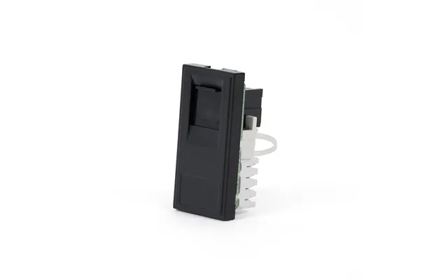 Soho Lighting Black Rj45 Cat5e Em-euro Module