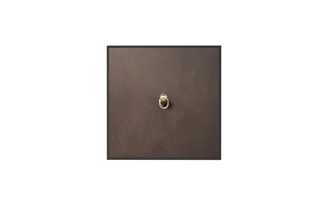 Soho Lighting Heritage Bronze 1 Gang 20a 2 Way Switch With Brass Paddle Toggle - The Palaces Collection product image