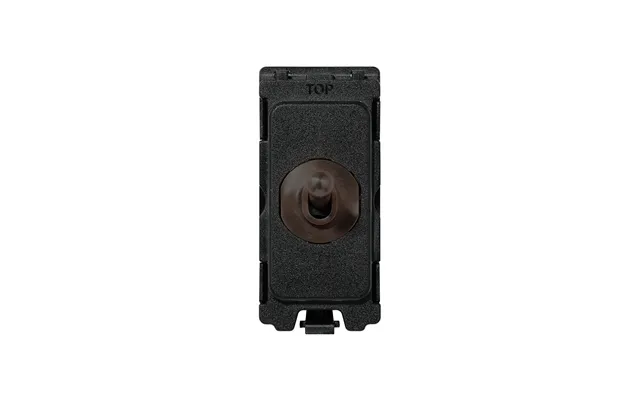 Soho Lighting Heritage Bronze 20a Double Pole Tm-grid Paddle Toggle Switch Module - The Palaces Collection