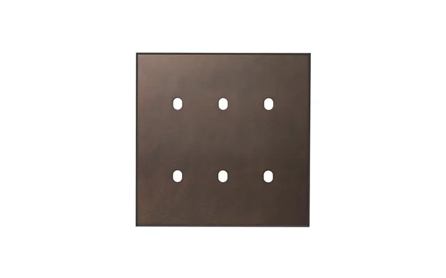 Soho Lighting Heritage Bronze 6 Gang Tm Module Grid Switch Plate - The Palaces Collection