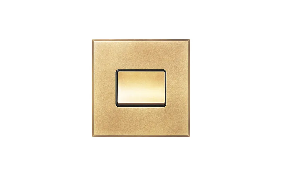 Soho Lighting Natural Brass 1 Gang 10a 1 Way 3-pole Extractor Fan Isolator Switch With Black Insert - The Palaces Collec