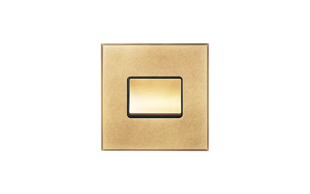 Soho Lighting Natural Brass 1 Gang 10a 1 Way 3-pole Extractor Fan Isolator Switch With Black Insert - The Palaces Collec