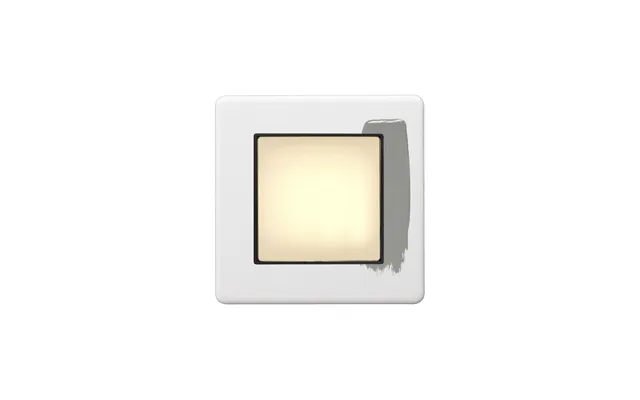 Soho Lighting Primed Paintable Led Stair Light - Warm White With Black Insert