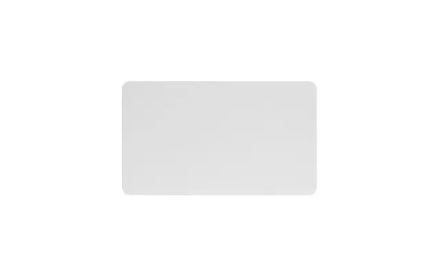 Soho Lighting White Metal Flat Plate Double Blank Plate Screwless