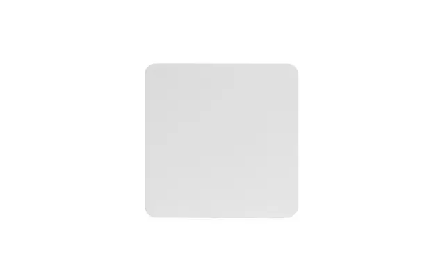 Soho Lighting White Metal Flat Plate Single Blank Plate Screwless