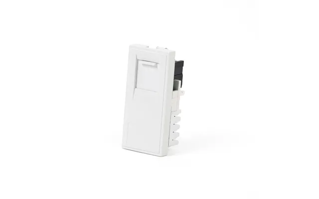 Soho Lighting White Rj45 Cat6 Em-euro Module