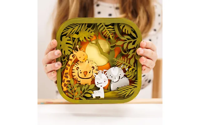 3d Diy Wood Painting Kit For Kids Safari