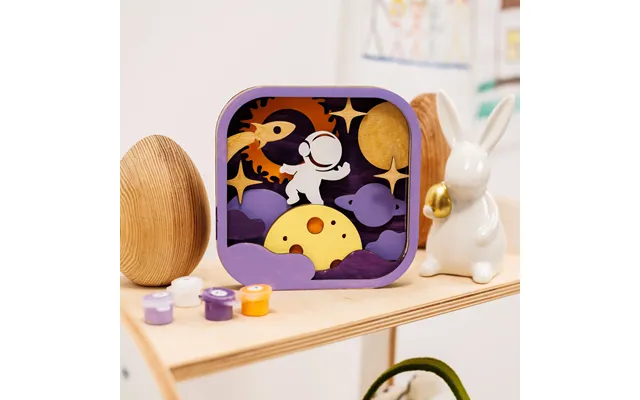 3d Diy Wood Painting Kit For Kids Space