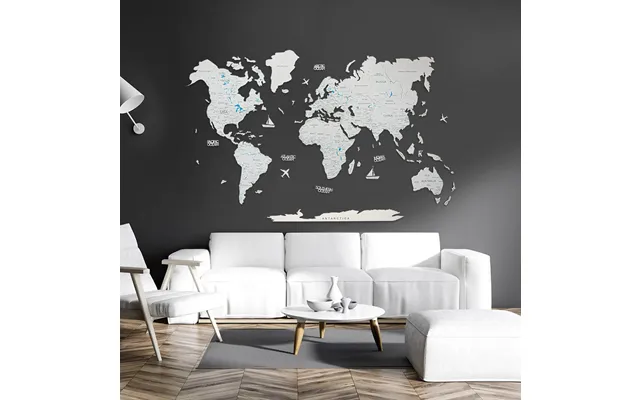 3d Wooden Map Of Switzerland - Oak
