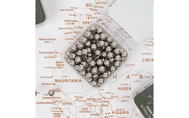 Canvas Push Pins - Silver