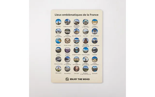 France Landmarks Pins