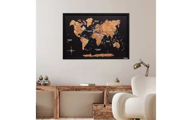 Map On Board Led 2.0 Oak