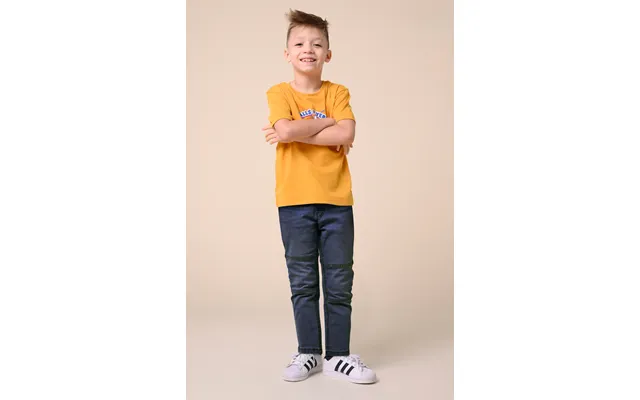 Enorsia Boys Deep Blue Blue Stretch Slim Fit Jeans 3yrs-9yrs - Uk 3 Yrs