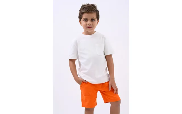 Enorsia Boys Orange Essential Jersey Shorts 12 18mths-7yrs - Uk 12 18 Mths