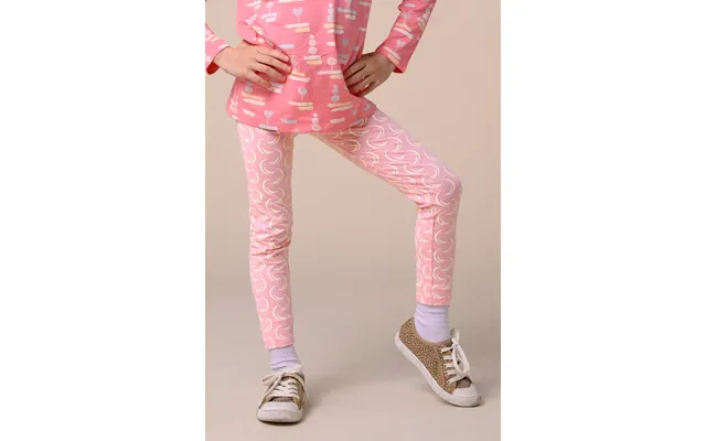 Enorsia Girls Pink Geo Print Leggings 12 18mths-6 7yrs - Uk 2 3 Yrs