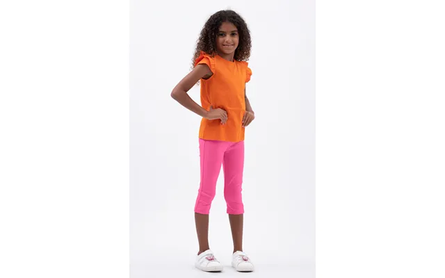 Enorsia Girls Pink Textured Rib Crop Leggings - Uk 12 18 Mths product image