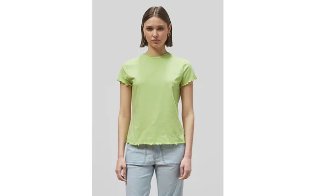 Enorsia Womens Green Lettuce Edge T-shirt - Uk 16 product image