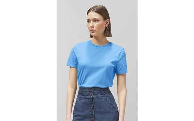 Enorsia Womens Navy Essential Crew Neck T-shirt - Uk 12