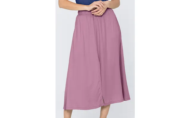 Enorsia Womens Pink A-line Maxi Skirt With Front Slit - Uk 10