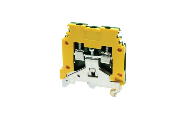 Abb Entrelec Din Rail Terminal 16mm Green & Yellow Earth
