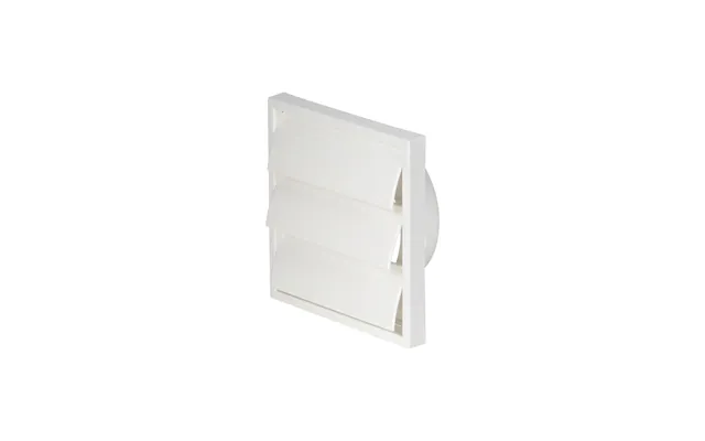 Airflow 100mm Gravity Grille White Flap