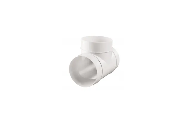 Airflow 100mm Round Rigid Duct T Section