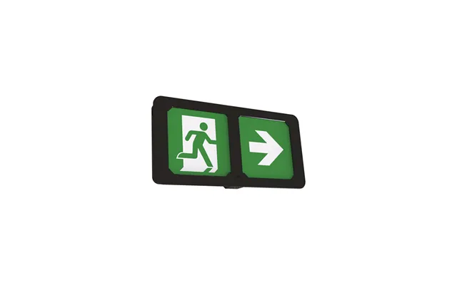 Ansell Adler Maintained Non-maintained Slim Emergency Exit Box Black