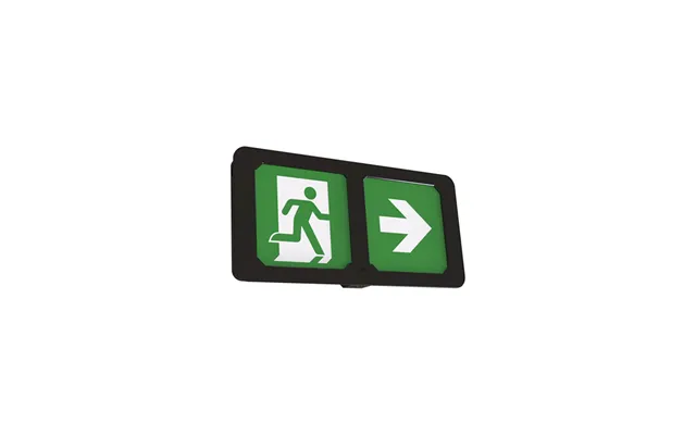 Ansell Adler Maintained Non-maintained Slim Emergency Exit Box Black