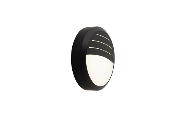 Ansell Black Louvred Bezel Trim For 14w Delta Led Bulkhead product image