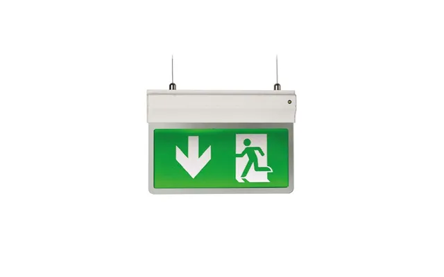Ansell Eagle 5-in-1 Exit Sign Maintained Non-maintained Silver