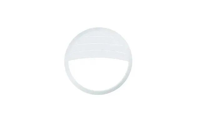 Ansell White Louvred Bezel Trim For 14w Delta Led Bulkhead product image
