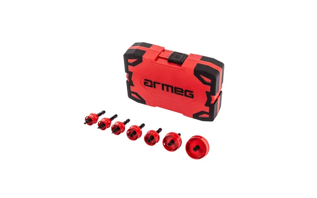 Armeg Acceler8% Sheet Steel 7 Piece Holesaw Set
