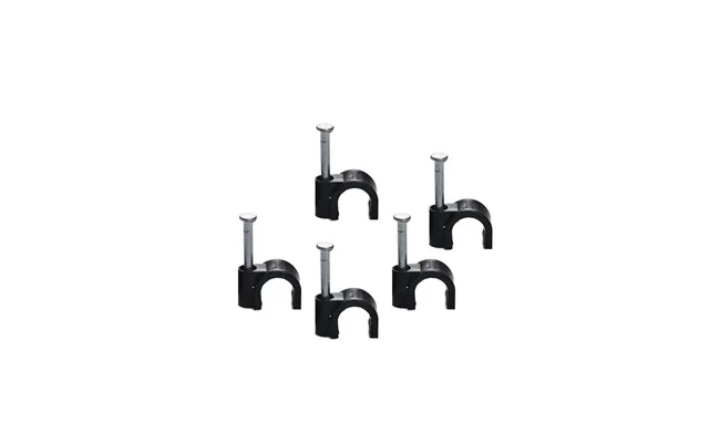 Cable Clips For Round Cable Per 100 -7-black