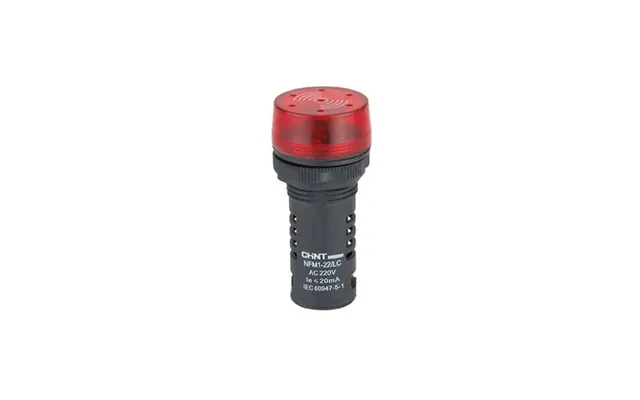 Chint Nfm1-22 Lc-r24 Buzzer 24v Volts Red Colour Continuous & Lit Buzzer Type