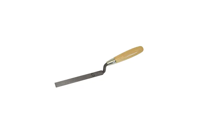 Ck Finger Trowel Flat Carbon Steel Wood Handle 10x175mm