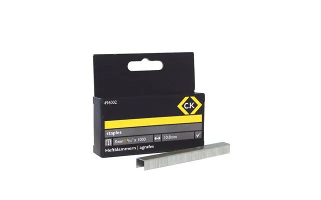 Ck Staples 10.5mm Wide X 8mm Deep Box Of 1000