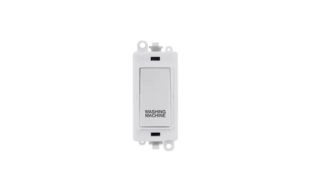 Click 20ax Polar White Dp Rocker Switch Module Washing Machine Insert Polar White
