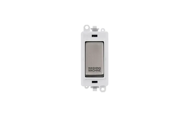 Click 20ax Stainless Steel Dp Rocker Switch Module Washing Machine Insert Polar White