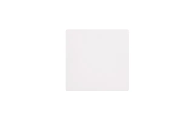 Click Definity 1 Gang Blank Plate Metal White