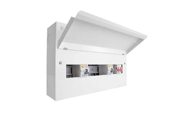 Click Elucian 18 Way High Integrity Metal Consumer Unit With 100a Mains Switch 2 X 80a 30ma Rcd 12 Useable Ways