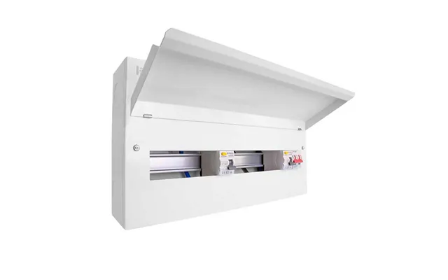 Click Elucian 22 Way High Integrity Metal Consumer Unit With 100a Mains Switch 2 X 80a 30ma Rcd 16 Useable Ways