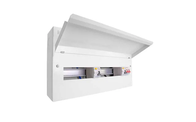 Click Elucian 22 Way Metal Consumer Unit With 100a Mains Switch 2 X 80a 30ma Rcd 16 Useable Ways