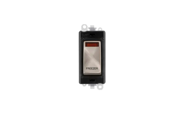 Click Gridpro 20ax Brushed Stainless Dp Switch Module With Neon Freezer Insert Black