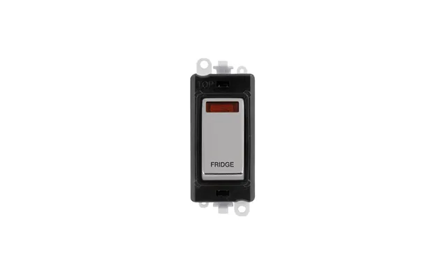Click Gridpro 20ax Polished Chrome Dp Switch Module With Neon Fridge Insert Black