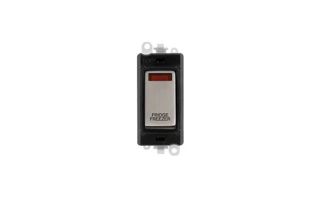 Click Gridpro 20ax Stainless Steel Dp Switch Module With Neon Fridge Freezer Insert Black