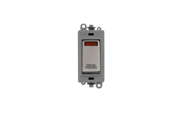 Click Gridpro 20ax Stainless Steel Dp Switch Module With Neon Fridge Freezer Insert Grey
