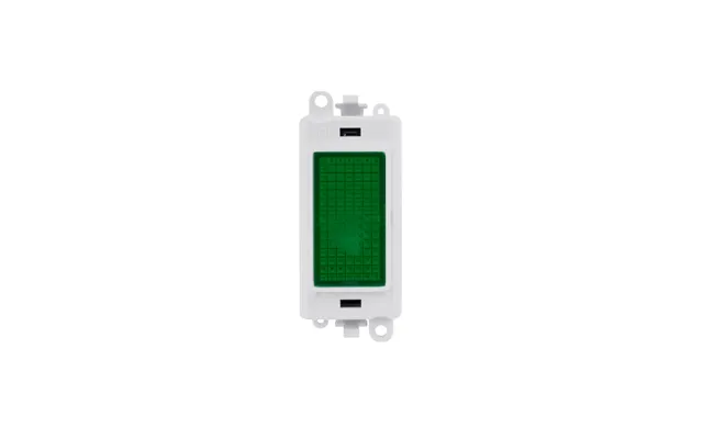 Click Gridpro Green Indicator Module Insert Polar White