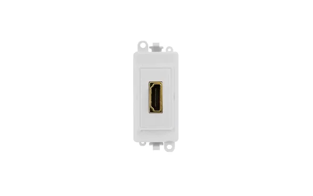 Click Gridpro Hdmi V 2.0 Module With Fly-lead Polar White