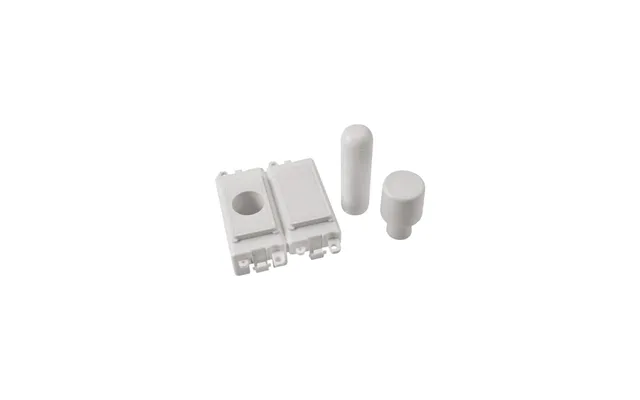 Click Gridpro Polar White 2 Module Dimmer Mounting Kit Insert Polar White