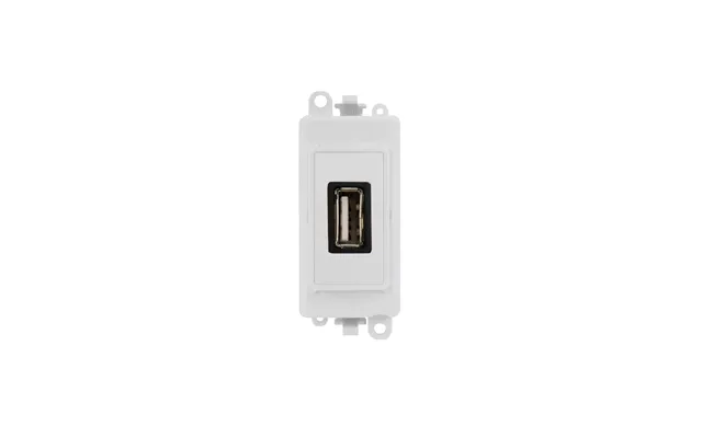 Click Gridpro Usb Connection Data Module Polar White